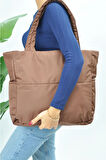 Monalisa Home Patlı Kadın Shopper Omuz Çantası