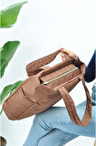 Monalisa Home Patlı Kadın Shopper Omuz Çantası