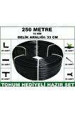 16 mm Delikli 250 mt 33 cm Bahçeniz İçin İdeal Damla Sulama Hortumu -Tohum Hediye- Hazır SET 20'li