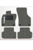 Honda City 2002-2008 Gri Halı Gri Kenar Petek Topuk