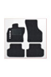 SEAT ALTEA XL 2006-2015  Siyah Halı Gri Kenar Petek Topuk