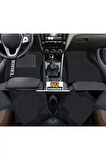 FORD MUSTANG 2005-2014    Siyah Halı Siyah Kenar Petek Topuk