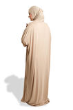 Bej Tek Parça Namaz Elbisesi Viskon Düz 2503_12