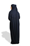 Lacivert İki Parça Namaz Elbisesi Viskon Düz 2504_02