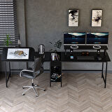 530-S Bilgisayar Masası, Ekstra Uzun İki Kişilik Masa, Oyun Masa 