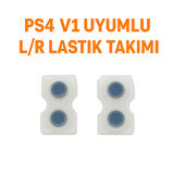 PS4 V1 KOLLAR İLE UYUMLU  L/R LASTİK TAKIMI (1 TAKIM 2 ADET)