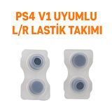 PS4 V1 KOLLAR İLE UYUMLU  L/R LASTİK TAKIMI (1 TAKIM 2 ADET)