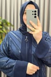 Kadın Giyim Büyük Beden Etek Ucu Üç Katlı Şifon Selin Abaya 