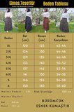 Kadın Giyim Büyük Beden Bürüncük Kumaş Beli Lastikli Fırça Desen Çingene Etek 