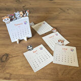 2026 Takvim - Kediler Masaüstü Takvim- Standlı Takvim