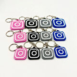 NFC Anahtarlık - İnstagram Anahtarlık Mavi (Küçük Boy 3 cm)