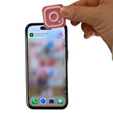 NFC Anahtarlık - Tiktok Anahtarlık Pembe (4 cm)