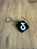 NFC Anahtarlık - Tiktok Anahtarlık Siyah Model 1 (3,5 cm)