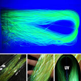 Eagenset Çapari Poşet Sim Ultraviyole Uv Neon Sarı Balık Sırtı Kırçıl 1 mm 35 Metre