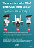 inox X14 4 Kameralı Solar Güvenlik Kamerası | Sım Kartlı & Esım Destekli | Kablosuz Güneş Enerjili