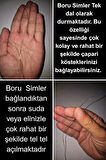 Eagenset Hazır Çapari Kombini Boru Sim Çok Renkli BSCR01 Makarada