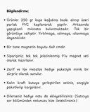 Motto Sözler Temalı Minimalist 9 ADET Magnet Seti | Motivasyonel Hediye – Dekoratif Buzdolabı Süsü