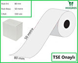 80x50 Metre Termal Yazarkasa ve Adisyon Rulosu 150 Adet