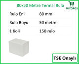 80x50 Metre Termal Yazarkasa ve Adisyon Rulosu 150 Adet