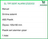 El Tipi Alarm Etiketi Çözücü Sökücü