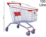 Kartal Metal Market Alışveriş Arabası 100 Litre