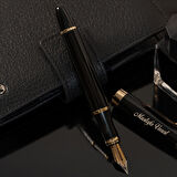 Metal Gövdeli Kişiye Özel Dolma Kalem Seti – Besleme Tasarım Kutulu