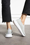 Gri Triko Günlük Kadın Sneaker
