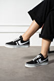 Siyah  Beyaz  Günlük Unisex (Kadın/Erkek) Sneaker