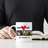 Film Şeridi Tasarımlı Kişiye Özel Fotoğraflı Kupa Bardak – Sevgililere Özel Hediyelik