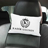 Kişiye Özel İsim ve Harf Tasarımlı Araç Yastık Kılıfı – Şık ve Kişisel Otomobil Aksesuarı