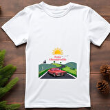 Rota Oluşturuldu Baskılı Tişört – Eğlenceli ve Mizahi Tasarım Tişört