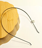 Monalisa Home Siyah Renk Lüks Gösterişli Metalik Sporcu Taç