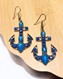 Monalisa Home Lüks Renkli Figürlü Otantik Küpe