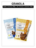 Fropie Badem Vanilya ve Yer Fıstığı Kakao Granola Paketi x2