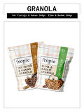 Fropie Yer Fıstığı Kakao ve Elma Badem Granola Paketi x2