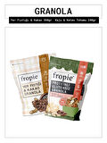 Fropie Yer Fıstığı Kakao ve Proteinli Glutensiz Kaju Keten Tohumu Granola Paketi x2