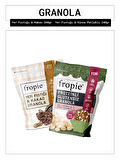 Fropie Yer Fıstığı Kakao ve Proteinli Glutensiz Yer Fıstıklı Kinoa Patlaklı Granola Paketi x2