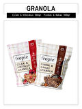 Fropie Çilek Hibiskus ve Fındık Kakao Granola Paketi x2