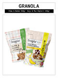 Fropie Elma Badem ve Kids Kaju Muz Küpleri Granola Paketi x2