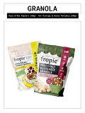 Fropie Kids Kaju Muz Küpleri ve Proteinli Glutensiz Yer Fıstıklı Kinoa Patlaklı Granola Paketi x2