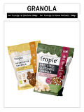 Probiyotik Yer Fıstığı Çikolata ve Proteinli Glutensiz Yer Fıstıklı Kinoa Patlaklı Granola Paketi x2