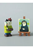 Vangogh (RESSAM) Kedi Mini Figür