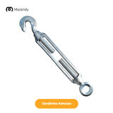 M20 Galvanizli Gerdirme Kanca Askı ve Tel Halat Gergi (1 Adet)