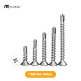 YHB Sac Vidası 4,8x60 mm 200 Adet Havşa Başlı Galvaniz Sac Vidası