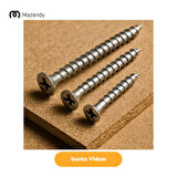 Sunta Vidası Galvanizli 4x50 mm 500 Adet