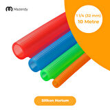 1 1/4" (32 mm) 10 m Dayanıklı Silikon Hortum Bahçe Sulama