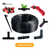 16 mm 150 Metre Deliksiz Damlama Sulama Hortumu Seti 16’li Set