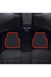 Volvo S80 1998-2005 Kırmızı Halı Siyah Kenar Petek Topuk