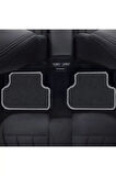 Volvo XC90 2002 - 2015   Siyah Halı Gri Kenar Petek Topuk