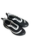 Taraftar Renkleri Erkek  Deri Sneaker